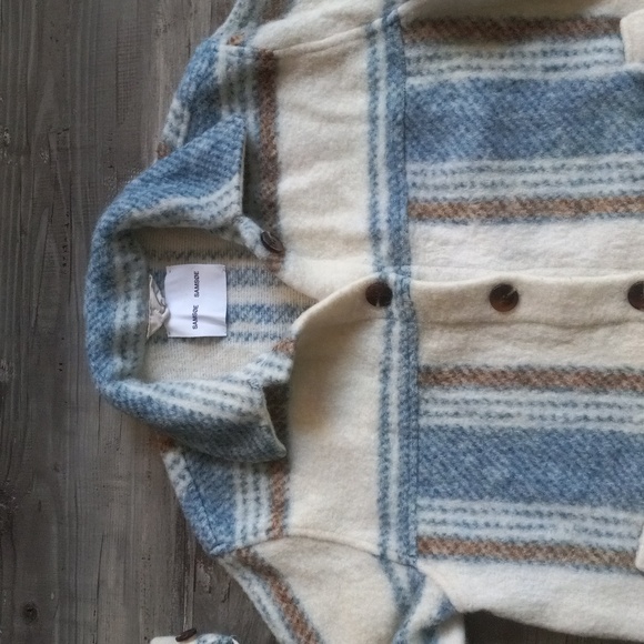 SAMSOE SAMSOE Rosa Overshirt-Rice ST  Relaxed Fit Drop Shoulders WOMEN'S… - Picture 5 of 16